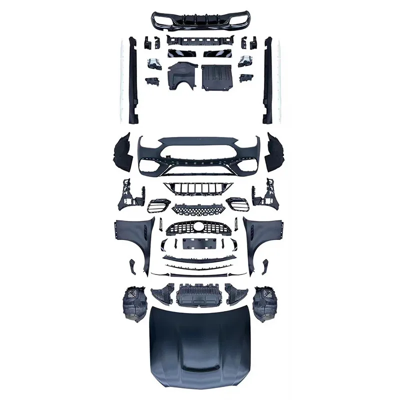 

Подходит для Mercedes-Benz C-Class W206, модифицированный комплект C63s AMG 1:1 с широким корпусом