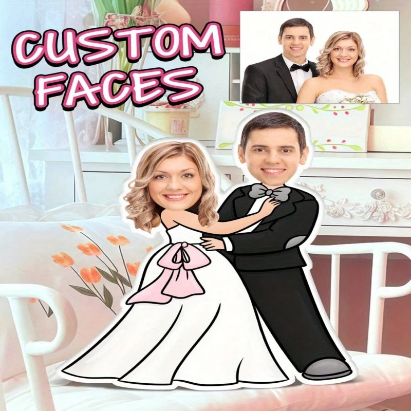 Customized graduation pillow personalized photo design, soft plush fabric commemorative gift, graduation gift for both male and