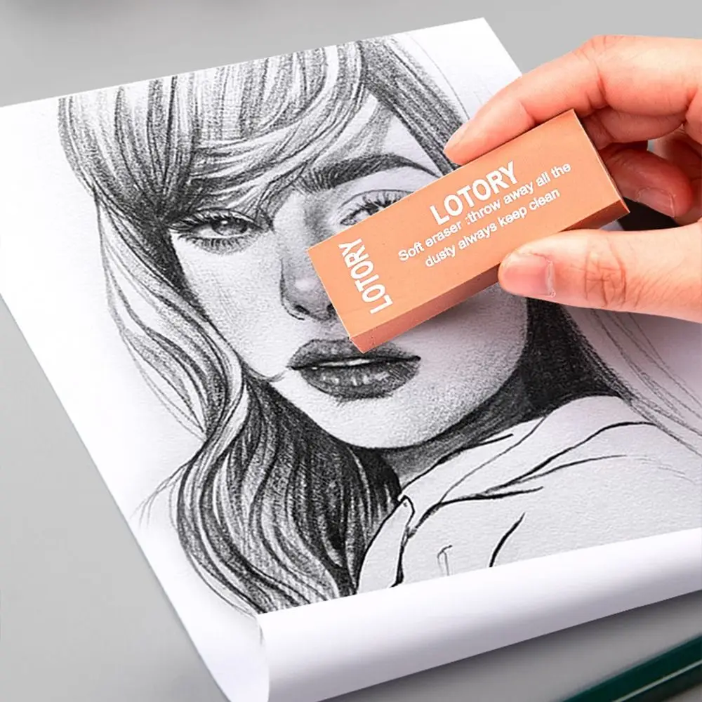 High Elasticity Sketch Wiping Eraser Creative Art Drawing Traceless Art Pencil Eraser Soft Correction Stationery