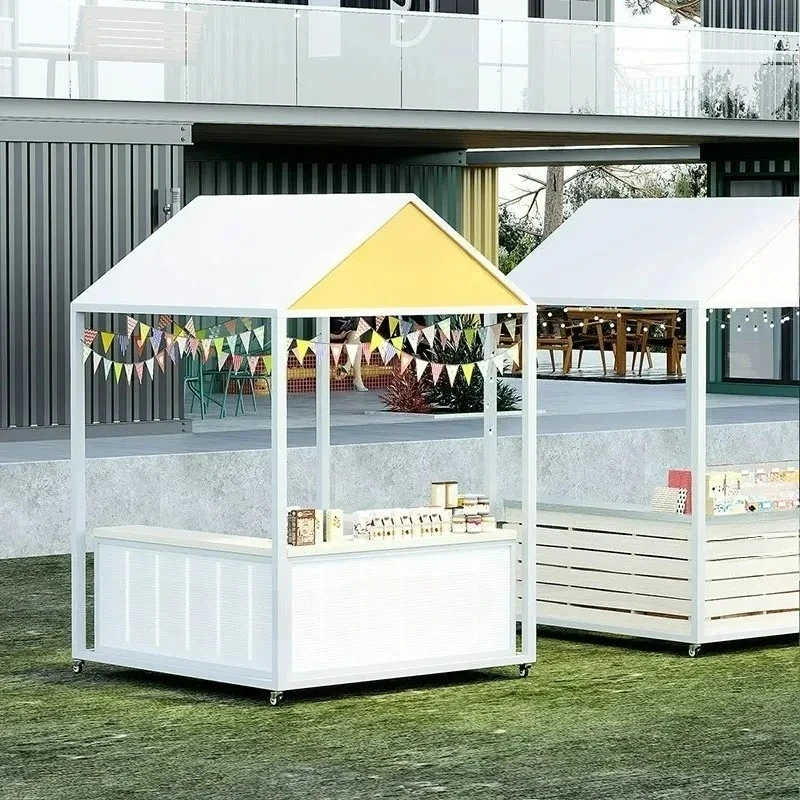 Anpassbarer mobiler Snack-Stall für malerische Bereiche, LKW-Marktstand, Regale, Nachtmarkt-Stall, Autozitätsgerüste