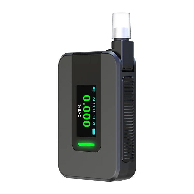 

Горячий продавать 5-секундный тестер дыхания топливных элементов с 1500 тестовыми хранилищами данных HD IPS-экраном тестер алкоголя