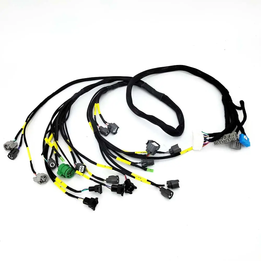Wire Harness For Honda Civic Acura Integra B16 B18 D16 OBD1 Budget Tucked Engine