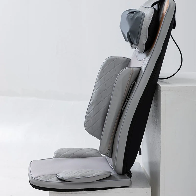 

Full Body Shiatsu Hot Compress Lumbar Waist Back Pain Relief Massage Seat Air Cushion