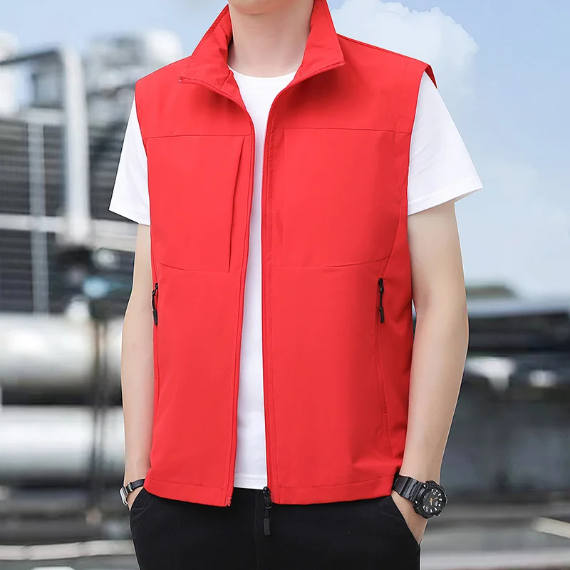 

Новая мужская жилетка для весны и осени, большие размеры, повседневная, с множеством карманов, для активного отдыха, сетчатая, для альпинизма