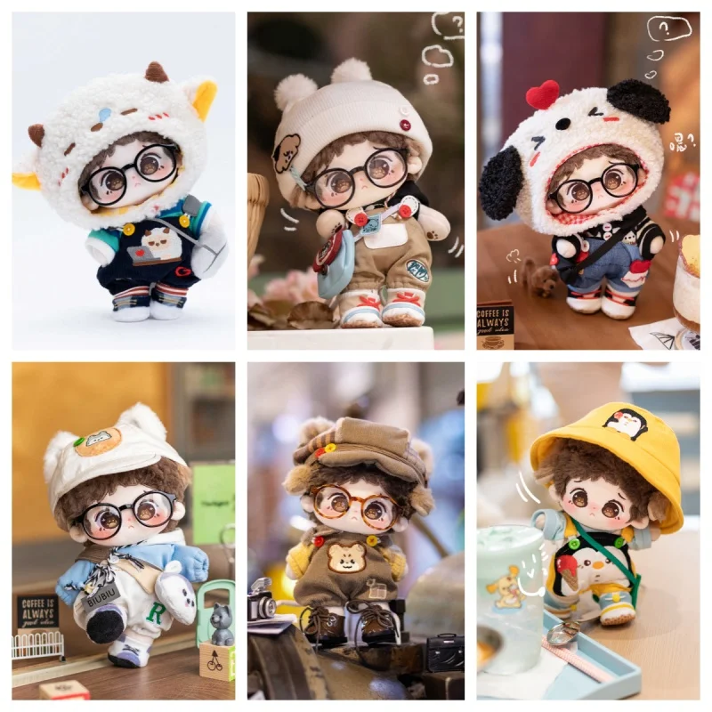 

Buyoubuyou 20cm Cotton Doll Male Doll Original Genuine Doll Clothes Plush Replacement Clothes Kawaii Birthday Surprise Gifts