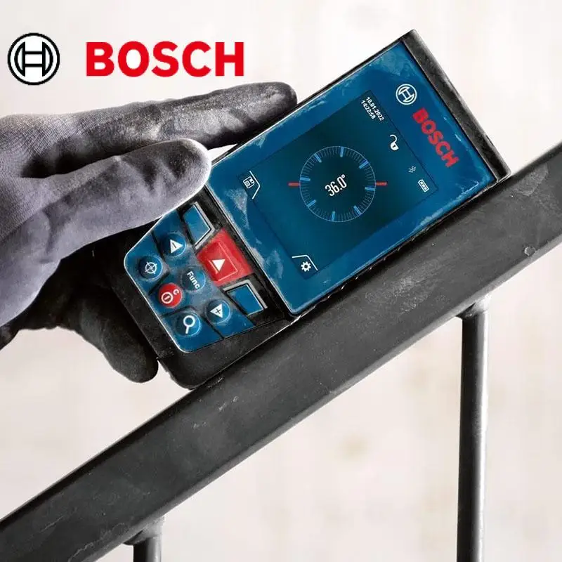 Bosch Professional Hight Precise Laser Rangefinder Inbuilt Bluetooth Camera Handheld Laser Distance Measure Ruler Tape Measure