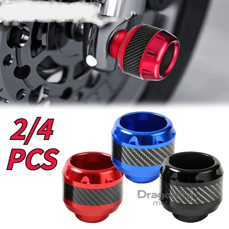 

BLALION 2/4Pcs Universal Motorcycle Wheel Protection Crash Pad Moto Crash Protect Alloy Motocross Falling Front Fork Slider Cups