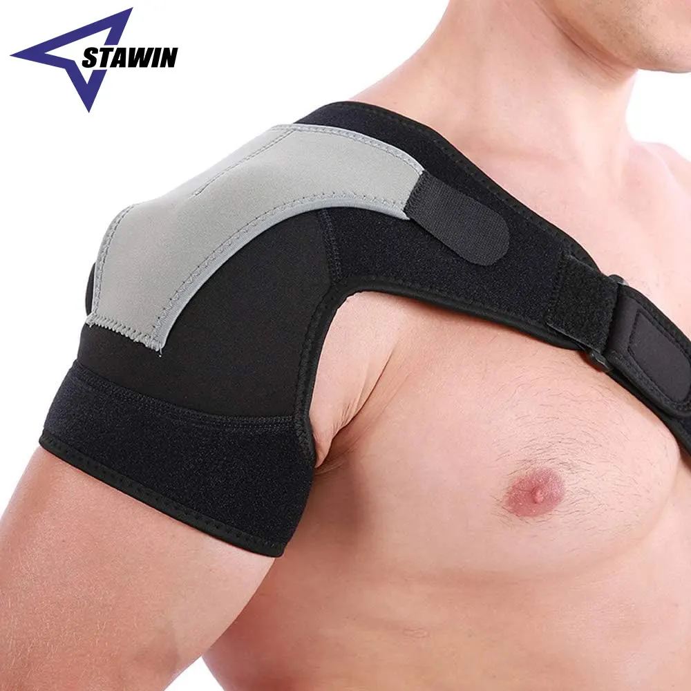 

Adjustable Shoulder Brace for Rotator Cuff and AC Joint Pain Relief - Shoulder Compression Sleeve for Labrum Tear, Pain Relief