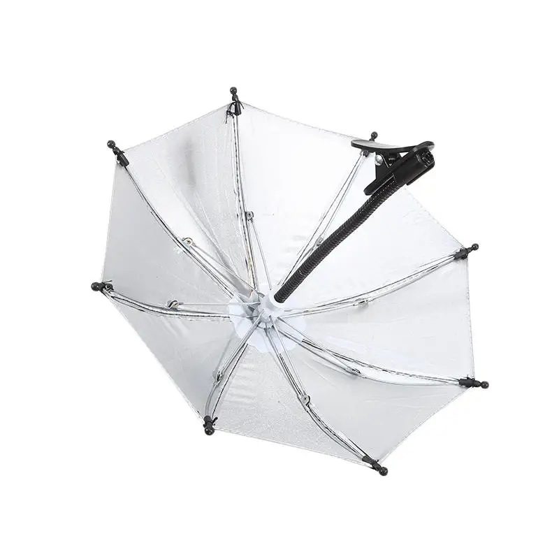 Biegsames Design Auto-Handy-Sonnenschutz Blendschutz mit Clip Handy-Regenschirm Verstellbare Rutschfeste Auto-Handyhalterung – Detail 12
