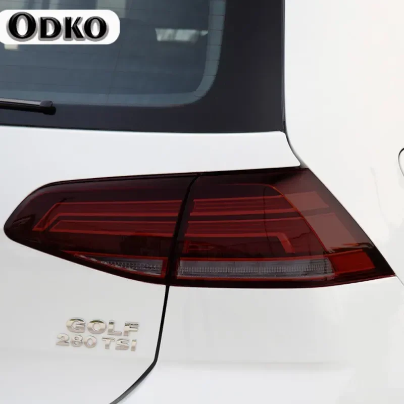 

Car Headlight Tint Black Protective Film Taillight Transparent TPU Sticker For Volkswagen VW Golf 7 8 MK7 2014-2022 Accessories