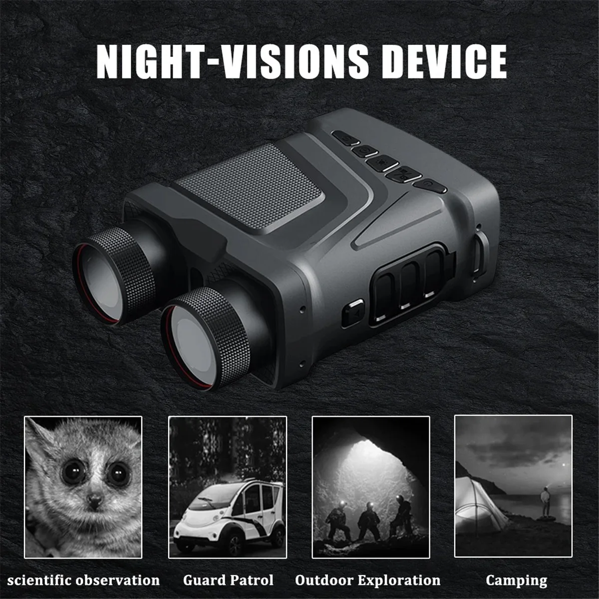 R12 5X Zoom Digital Telescope Infrared Night Vision Binocular for Hunting Camping Professional 300M Night Vision Device