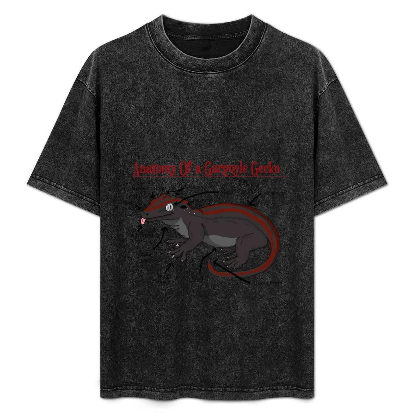 

Anatomy of a Gargoyle Gecko T-Shirt vintage clothes for a boy t shirts men