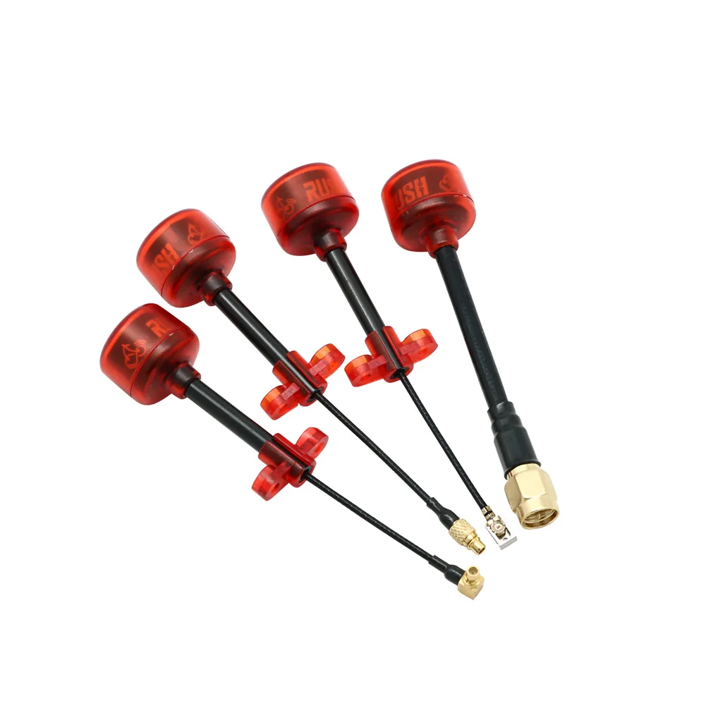Rush Cherry Antenna FPV 5.8G Antenna LHCP RHCP SMA MMCX UFL Adattatore connettore antenna a lungo raggio Stubby per drone da corsa