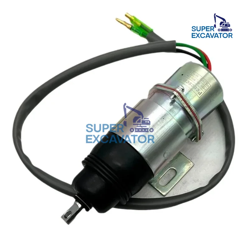 24V MV2-17A Fuel Shutoff Solenoid 1819100520 1-81910-052-0 Z1819100520 For Aichi Lift with Isuzu Engine Stop Solenoid