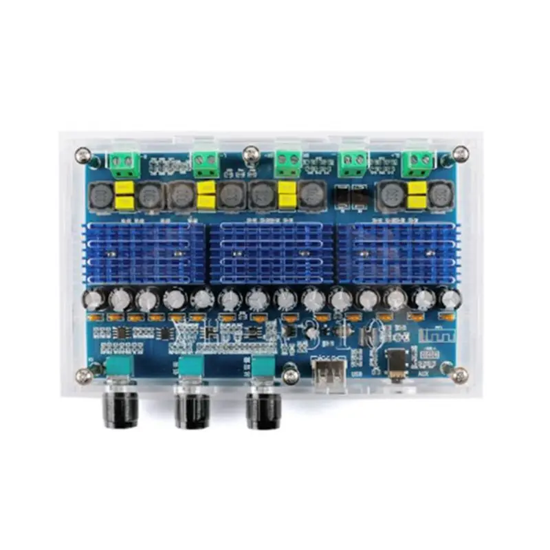 

New 2X50W 2X100W TPA3116D2 Bluetooth 5.0 Digital Amplifier Board Subwoofer 4 Channels TPA3116 Class D AMP