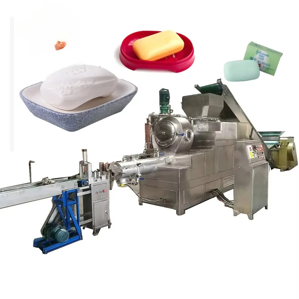 Soap Maker Production Line High Quality Mini Small Liquid Bar Motor Provide Soap Extruder Soap Mixer 3 Years