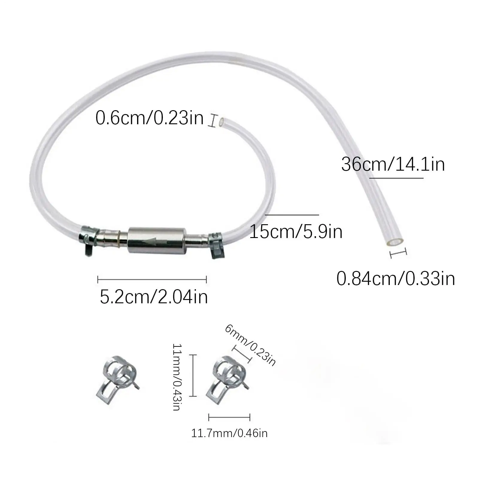 Flexible Motorcycle Brake Bleeder Hose 36cm Soft Rubber Tube Quick Valve Tool for Car Wheel Maintenance view 3