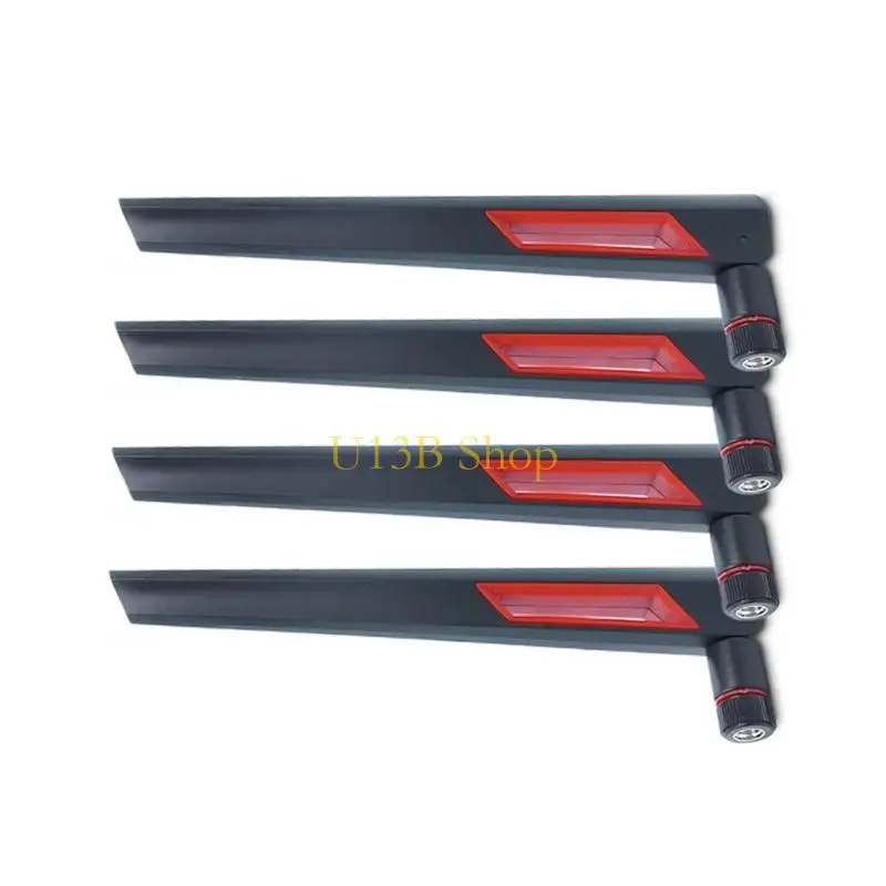 U13b 3/4pcs 2,4 GHz 5GHz Adaptador conector SMA Antenas Band Antenas SMA para Wi -Fi Routers Adaptador WiFi WiFi