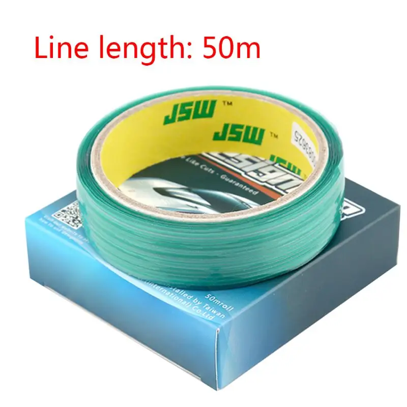 50M Knifeless Cutting Line Tape Film Sticker Squeegee Wrap Tool Flexible Dropship