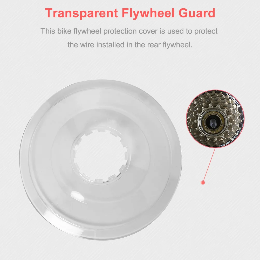 2 قطعة حارس دولاب الموازنة للدراجة غطاء حماية قوي من البلاستيك الفاخر للمحور الخلفي المتحدث للسلامة وسلسلة الاستقرار الجبلية #2