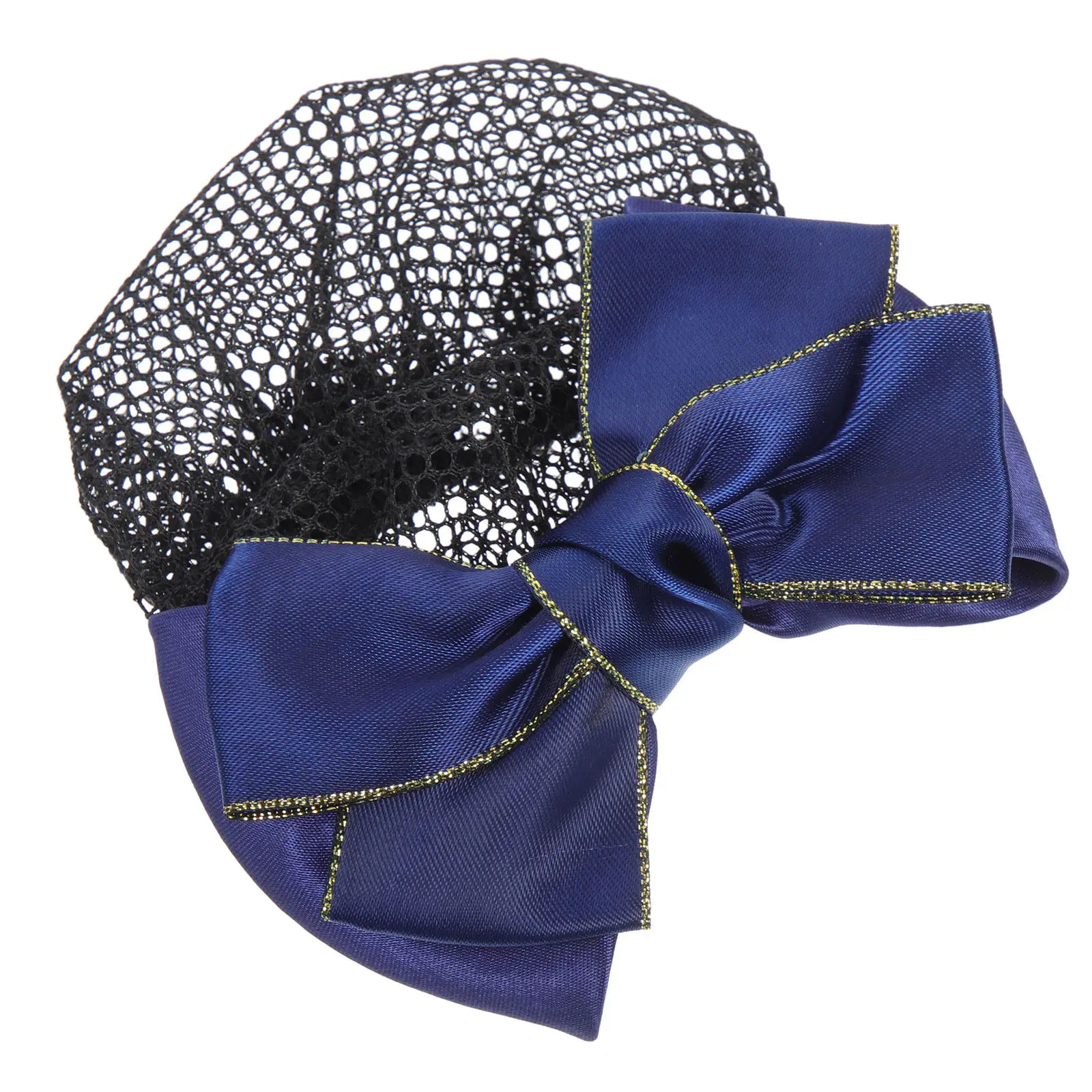 

Сетка для пучка волос с бантом для медсестер, стюардесс, банковских работников, бортпроводниц, официанток отелей, балерин. Женская сетка для укладки волос.