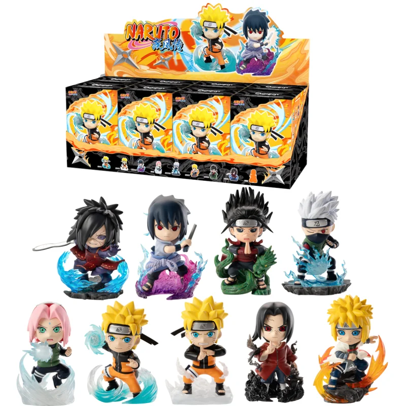 Genuine Product  Anime NARUTO Action Figures Uzumaki Naruto Uchiha Itachi Blind Box Collect Model Ornament Toy Birthday Gift