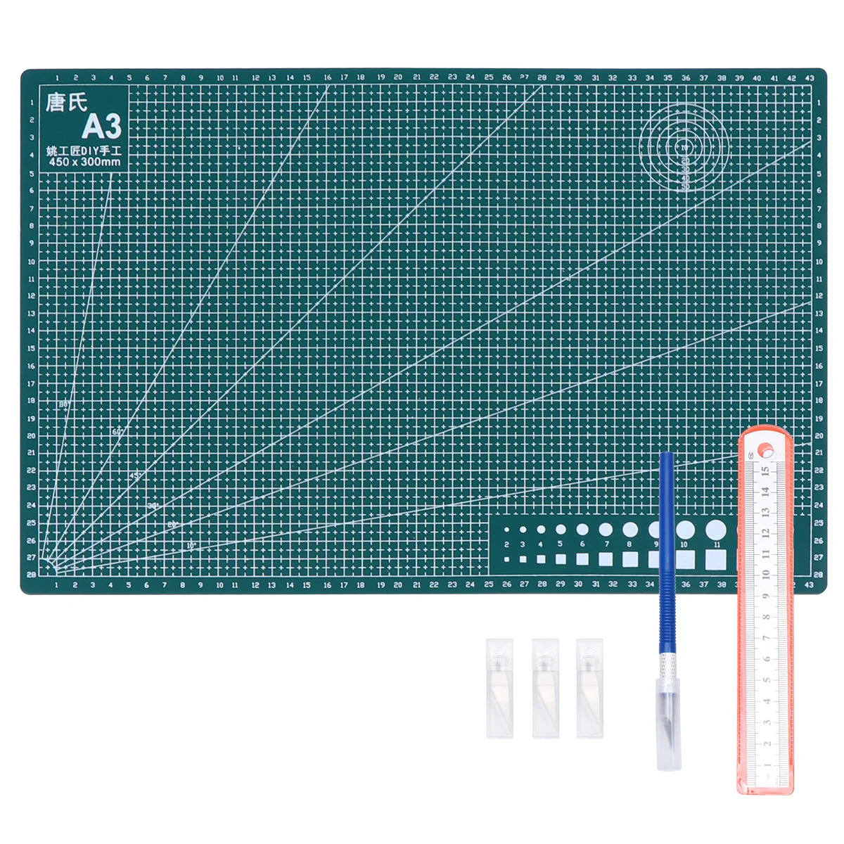 

1Set Professional Cutting Mat Set Self- Cutting Pad Non-Slip Strong Flexible Safe Odorless Easy to Use for Various