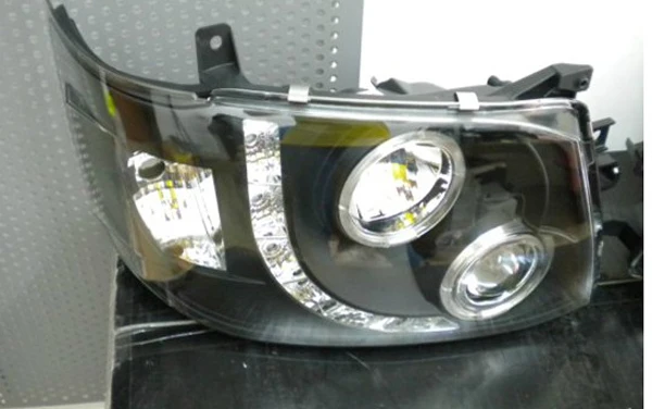 2009 -2013Year TY HIACE LED Head Lights SN Black Housing