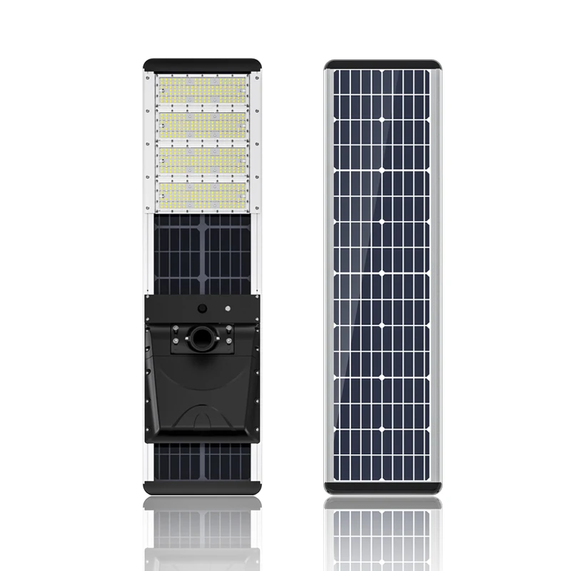 New Outdoor Waterproof IP67 All in One Radar Sensor Led 50W 60W 80W 100W 2000W Solar Panel Street Light With Camera view 2