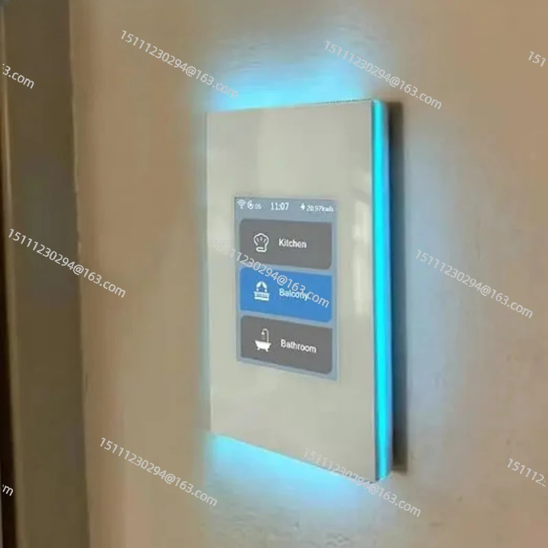Smart LCD Touch Switch 1/2/3 Gang, 2-Way 3-Way WiFi Works with Alexa Google Home
