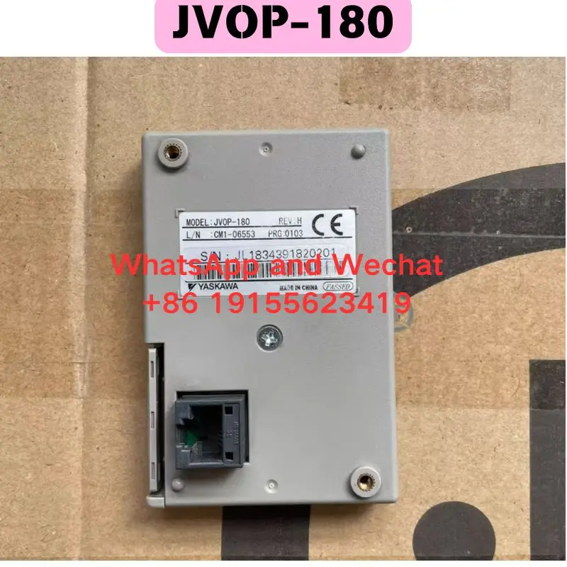 

Б/у оригинальные разобранные детали JVOP-180 Yaskawa 1000/A 1000, панель дисплея частотного преобразователя. Функциональный тест ОК. Быстрая доставка.