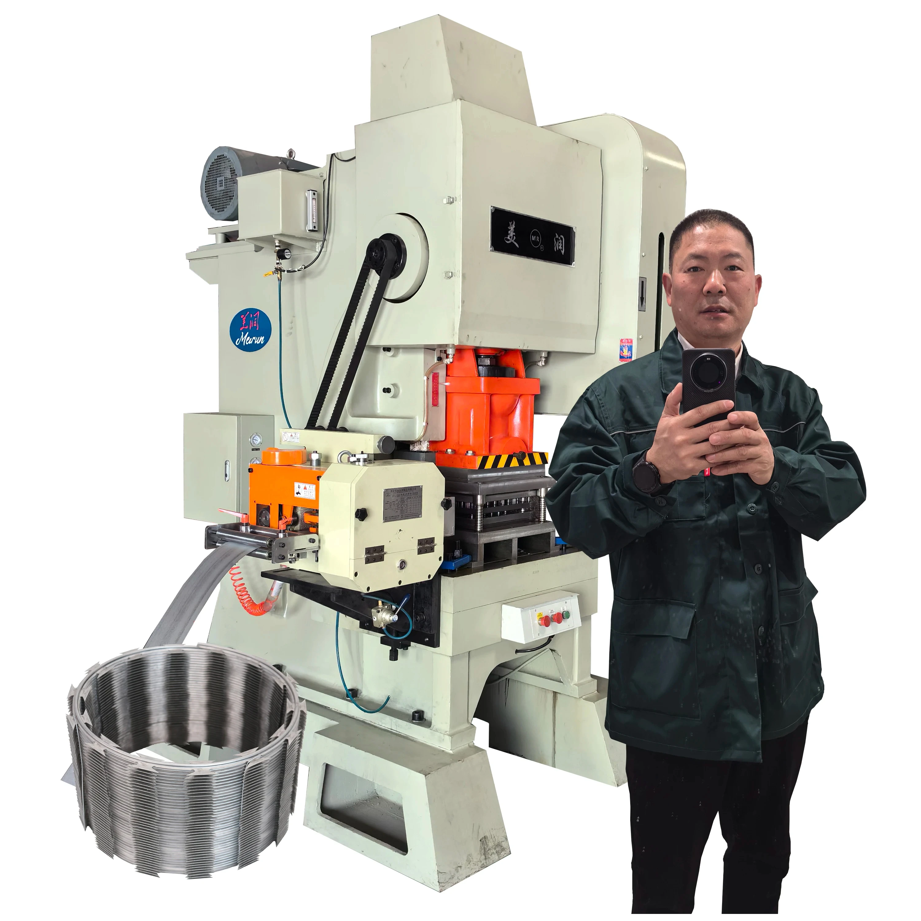 Cross Razor Type Iron Wire Material Anti-Rust Razor Blade Barbed Wire Machine