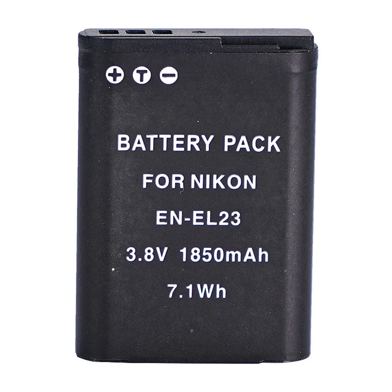 Batería de repuesto EN-EL23 de 1850mAh totalmente decodificada para cámara digital Nikon COOLPIX P900 P610 P600 B700 S810c S970