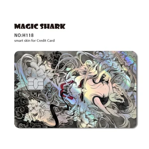 Super Mario Dragon Ball SpongeBob Holographic Tags Film, Patrick Star, Laser -Kreditkarten -Cover 12 Hauptverkaufsaufkleber -Kreditkarte - №8