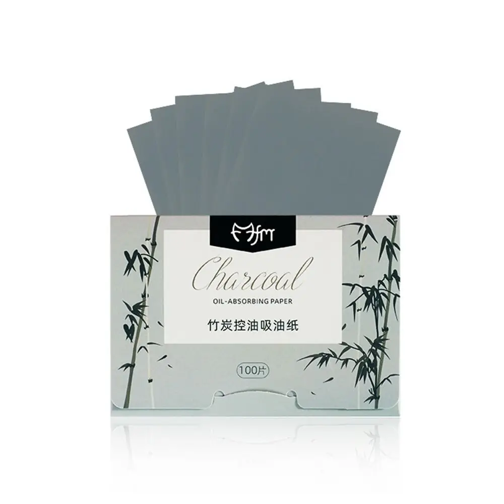100Pcs Oil Removal Face Oil Blotting Paper Skin Care Anti-grease Oil Control Film Green Tea Makeup Tool Facial Tissue Summer