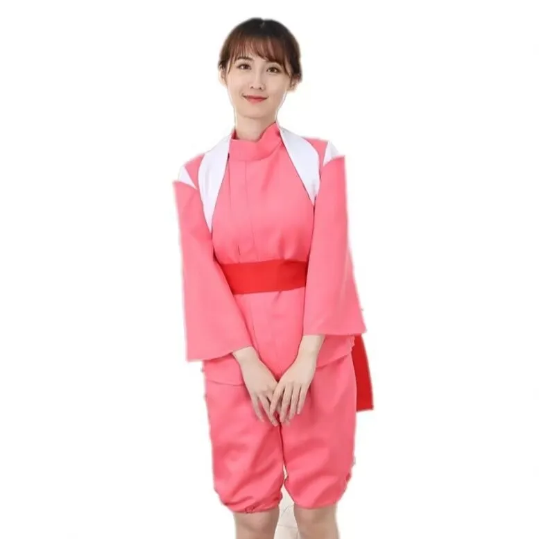 Japanese Anime Cosplay CostumeSpirited Away The Costume of Hayao Miyazaki's Spirited Away The Wig Suit and The Halloween Costume