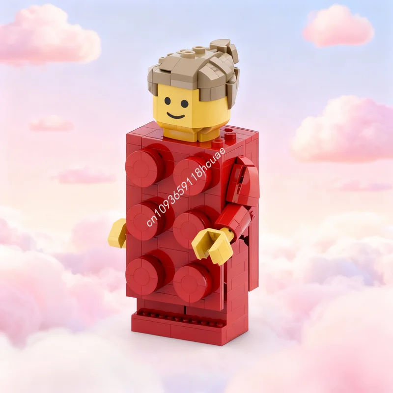 1037 Piezas MOC, Bloques de Construcción de Modelos de Disfraces de Minifiguras a Escala, Juguete de Construcción, Manualidades Creativas, Idea de Regalos de Navidad, Educación para Niños