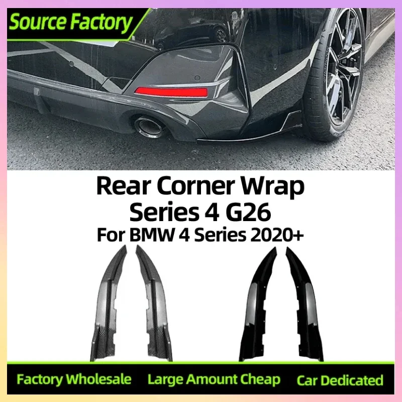 

Interior Mouldings For BMW 4 Series G26 2020+ Rear Corner Wind Knife Turbulence Car Sticker Cross-border Car Exterior Modificati