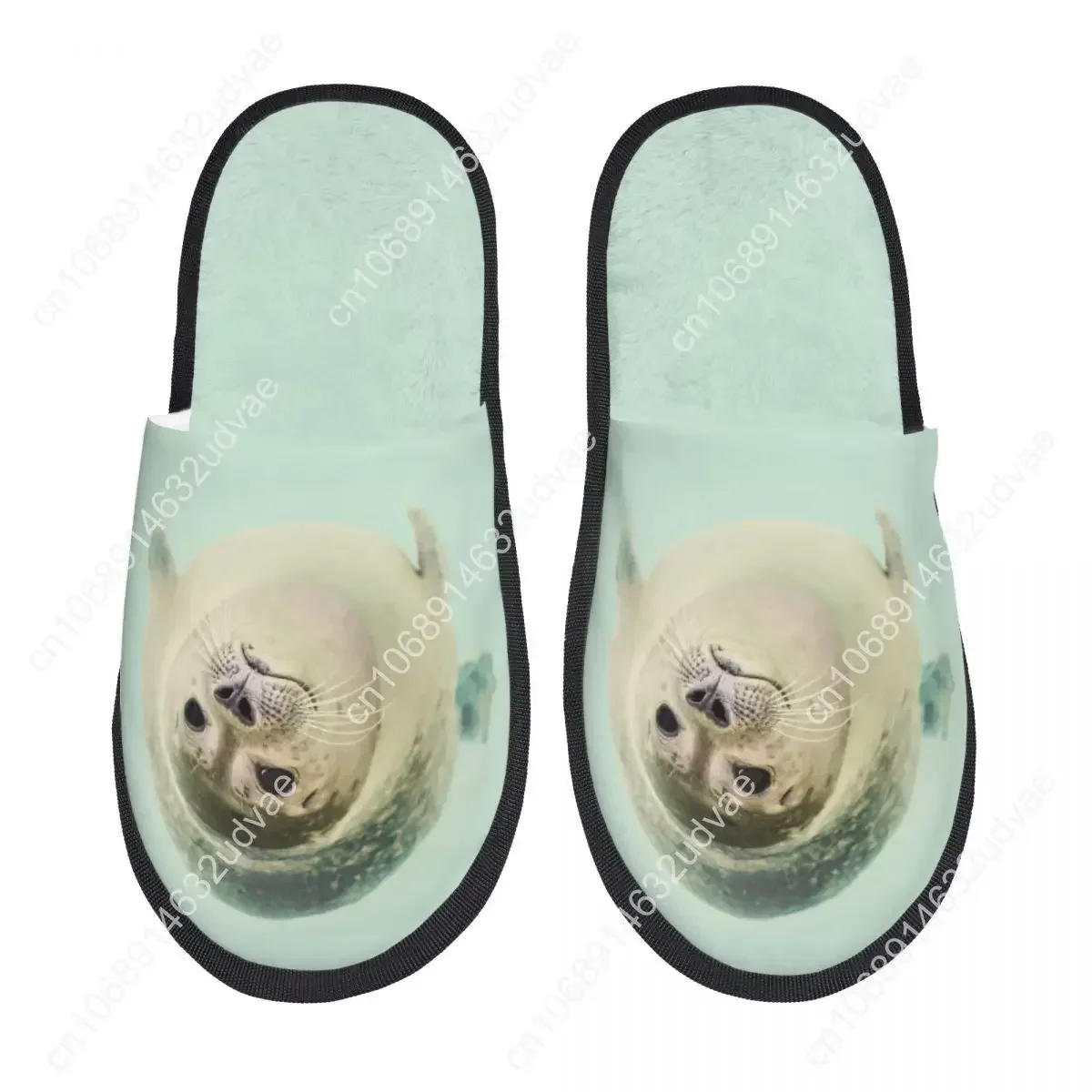 Seal Face Slipper For Women Men Fluffy Winter Warm Slippers Indoor Slippers