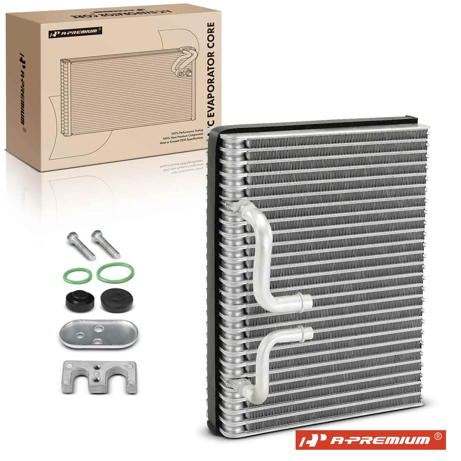 A-Premium Aluminium A/C Evaporator Core with Pressing Plate for Saab 9-5 1999-2009