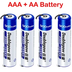 1.2V AAA AA 800/900mAh Ni-MH Rechargeable Batteries Battery Welding Tabs for Battery No.7 for Electric Shaver Razor Toothbrush