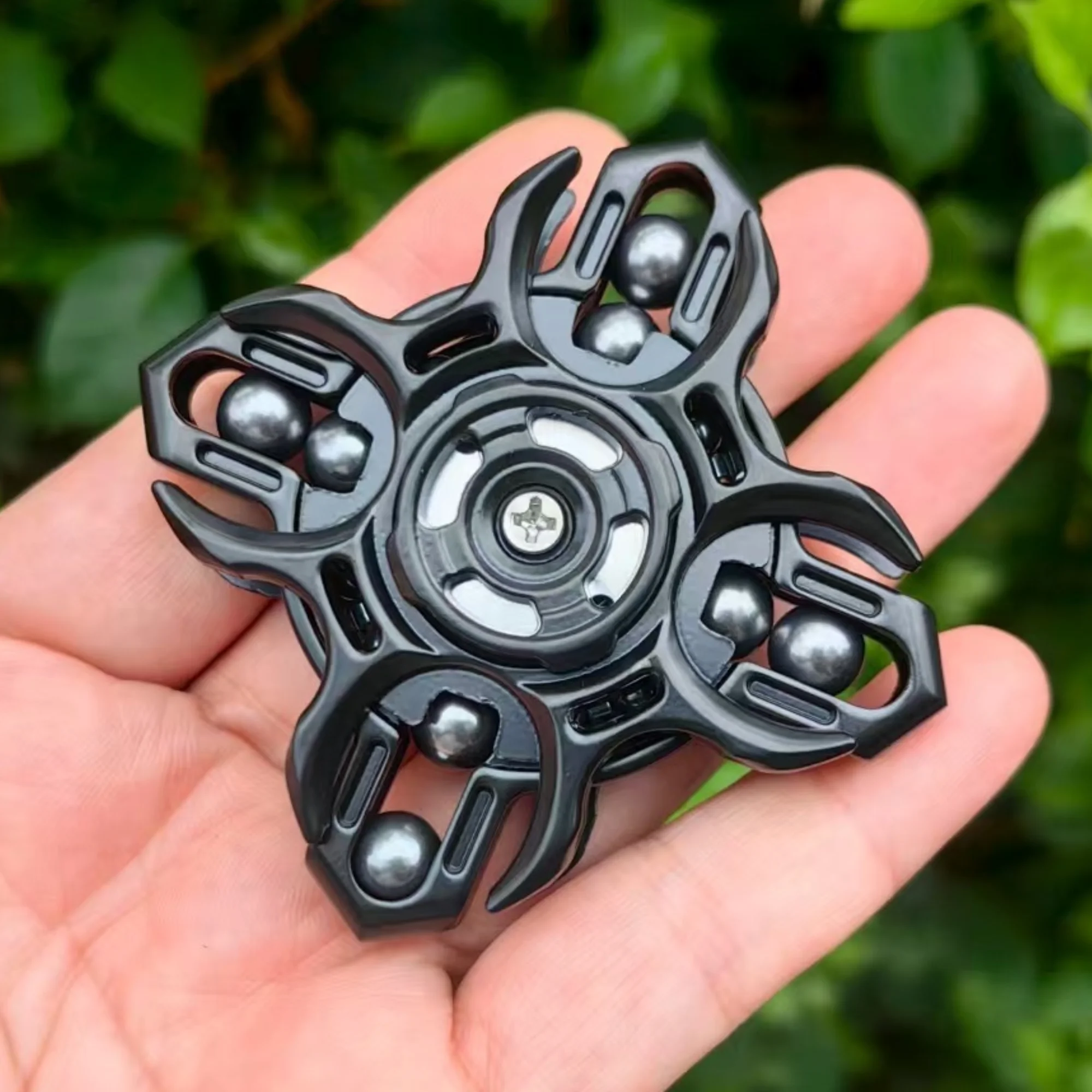 EDC フィジェット スライダー、音叉指先ジャイロスコープ、大人向けストレス解消おもちゃ、集中力とリラクゼーションを向上、ロング S