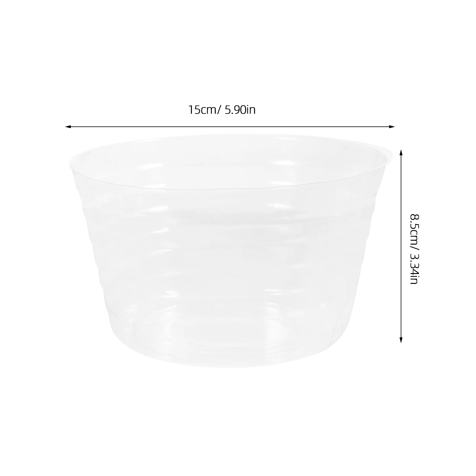 

12pcs Plastic Plant Pot Saucer Waterproof Shell Drip Tray Clear Planter Trays Balcony Flowerpot Supplies