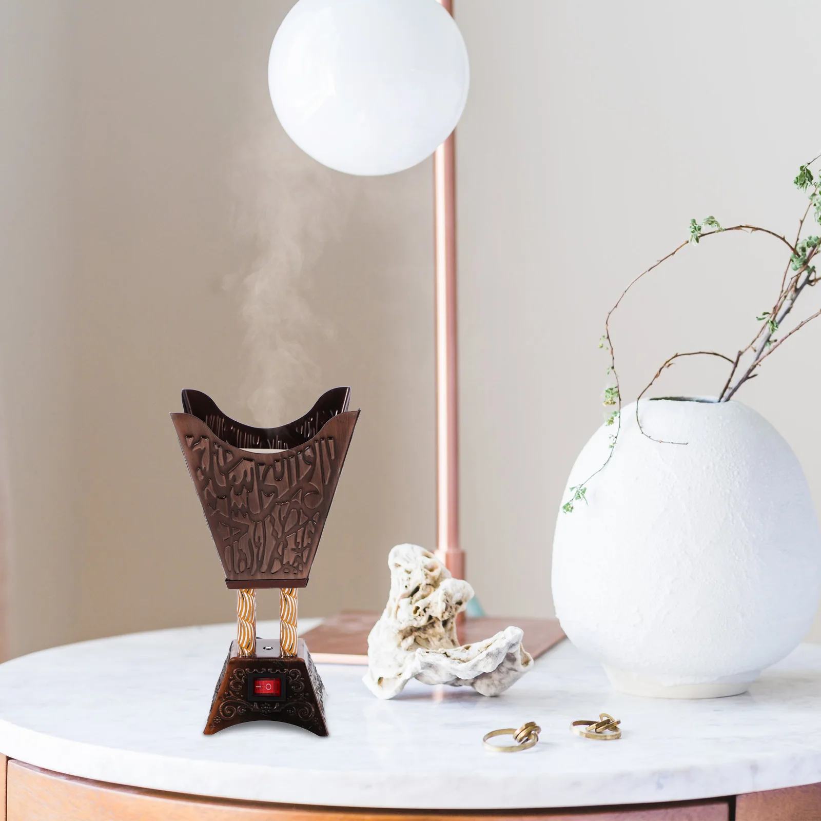 

Electric Incense Decorative Bakhoor Burner Aroma Burner Censer Home Office Decor Incense Holder Gift for Lovers