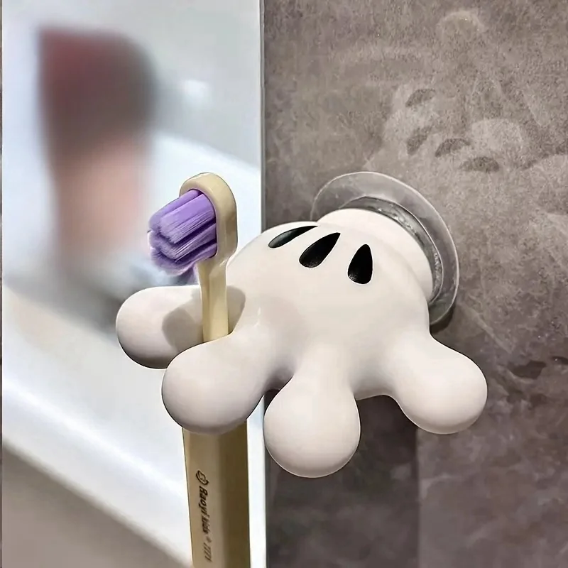 2Pcs Palm Hooks - Versatile Suction Cup Holder for Toothbrushes Cables & Towels Perfect Craft Gift Set for Birthdays New Year