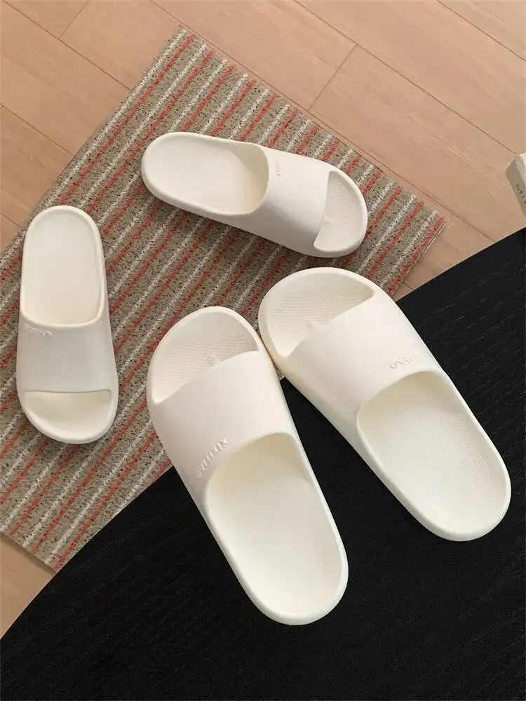 

Летние тапочки унисекс, весна 2026, антибактериальные тапочки из ЭВА, унисекс, японские минималистичные нескользящие сандалии с дезодорантом для пар