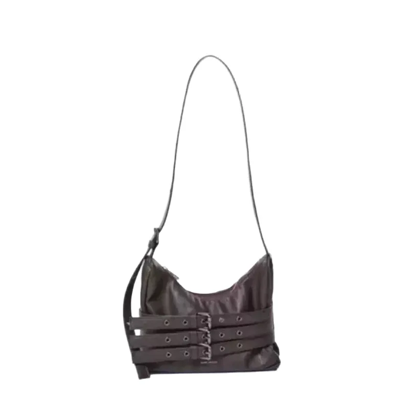 

Новая простая и модная сумка через плечо большой вместимости с ремнями, повседневная сумка через плечо, сумка-мессенджер