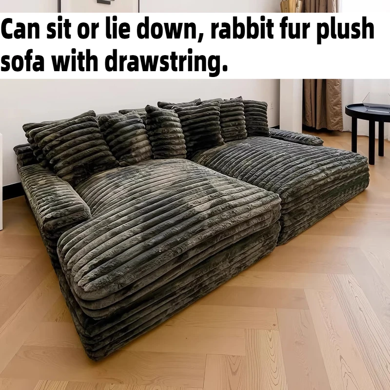 Vacuum Compressed Sofa Lazy Cloth Living Room Bedroom Decor Creativity Sofa Bed Floor Armchair Boneless Couch Modern Furniture