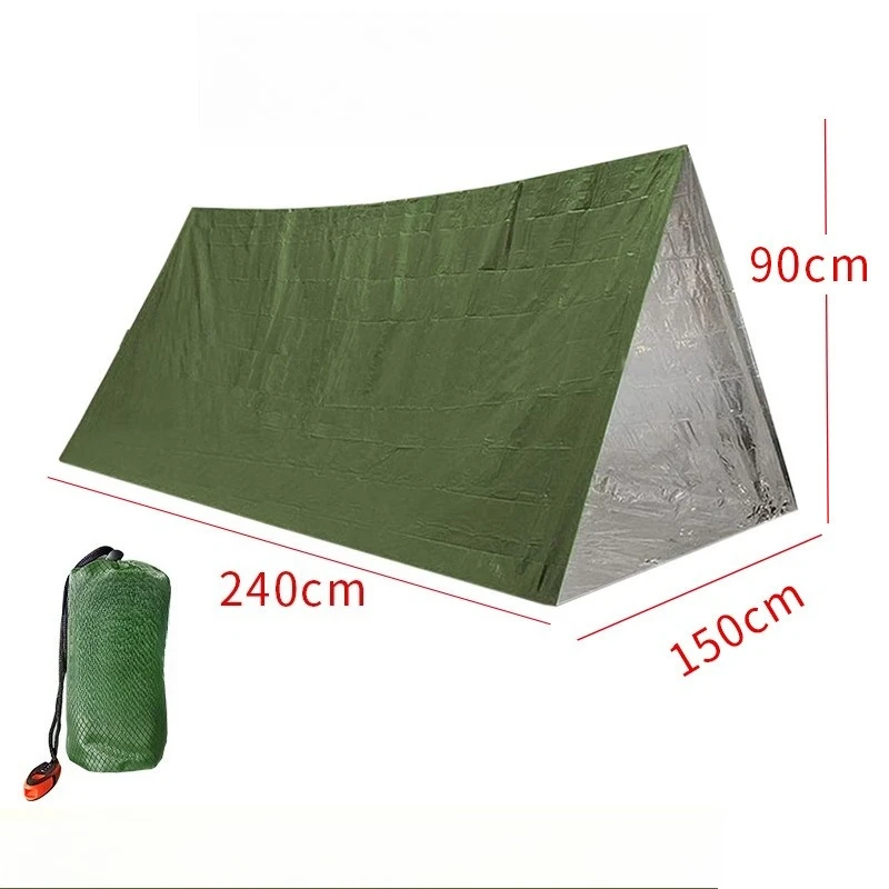 

Emergency tent, Waterproof 2 Person Emergency Tube Tent for Camping and Outdoor Activities