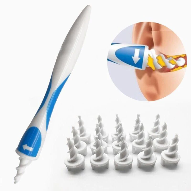 16pcs Silicone Spiral Ear Cleaning Set